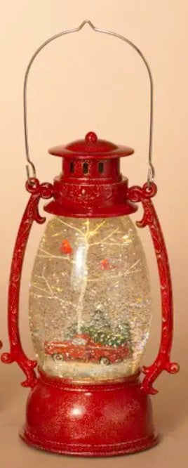 A G050 Truck Lighted Holiday Spinning Water Globe