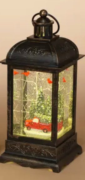 A G380 Truck Lighted Spinning Water Globe