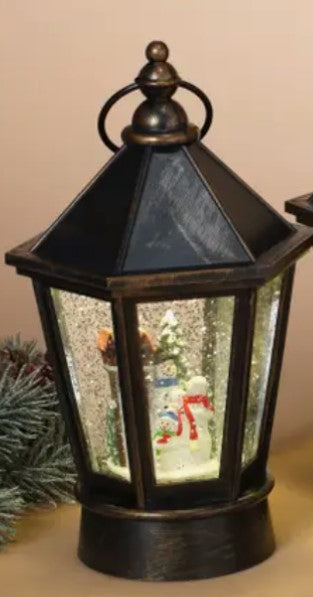 A G430 Snowman Musical Lighted Snow Water Globe