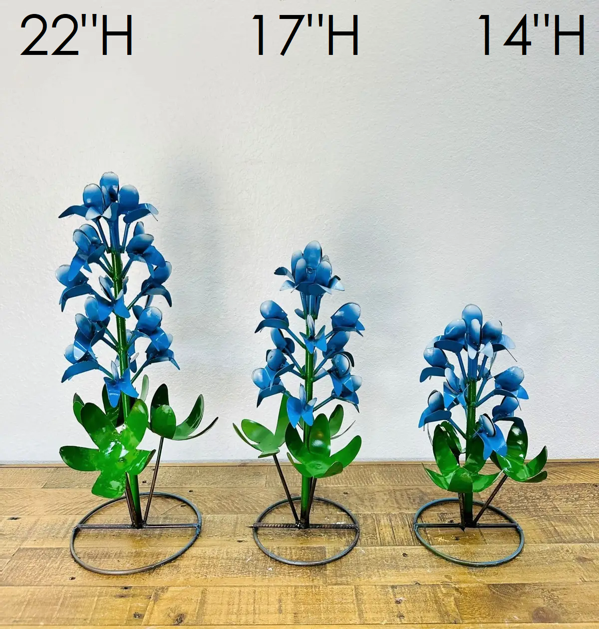 Flowers Bluebonnet Large Metal Art