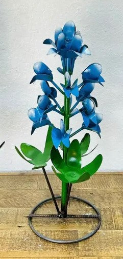 Flowers Bluebonnet Medium Metal Art