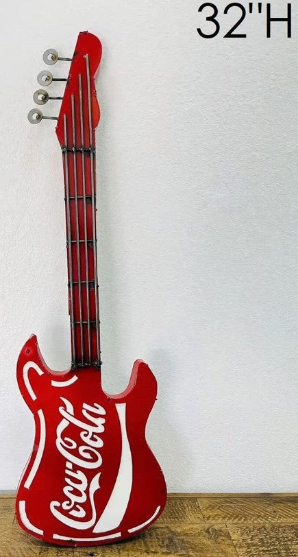 Coca Cola Guitars Metal Art (Copy)