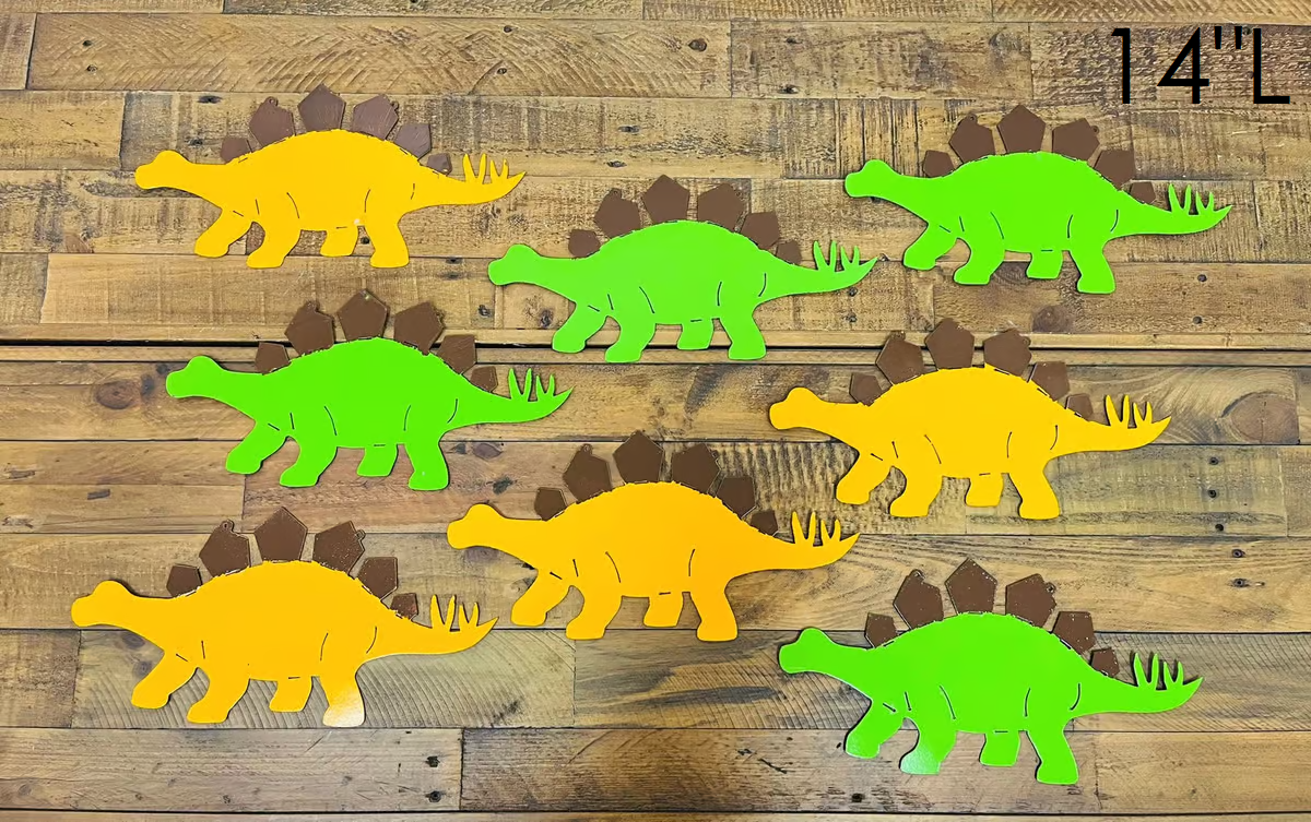 Dinosaur Stegosaurus Wall Sign