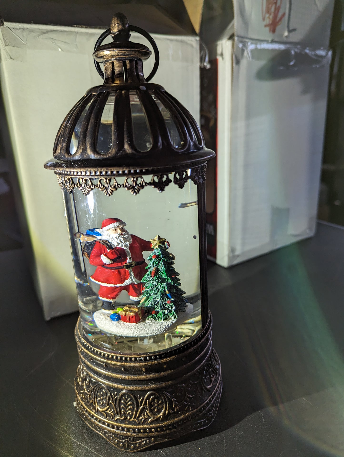 A G770 Snowman Lighted Musical Spinning Water Snow Globe