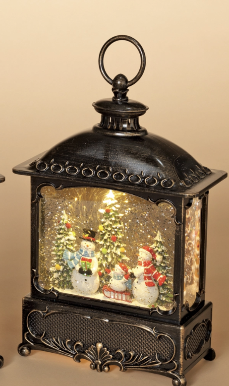 A G030 Snowman Lighted Water Globe