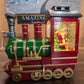 A R809 TRAIN SANTA & CARDINAL MUSICAL LIGHTED WATER LANTERN