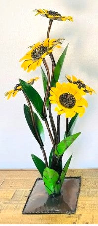 Flower Sunflower Large 37" Metal Art