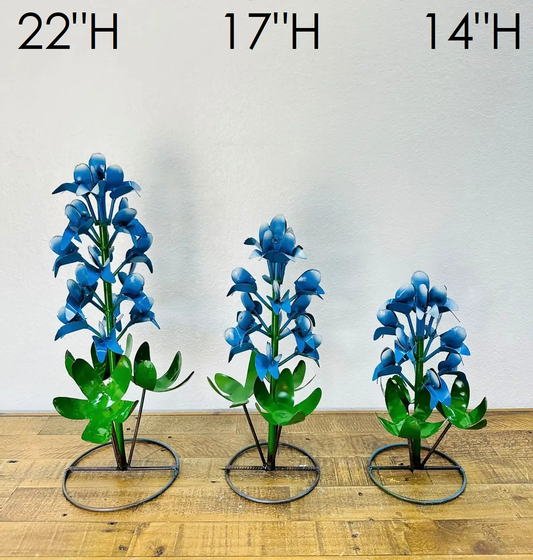 Flowers Bluebonnet Small Metal Art
