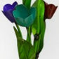 Flower Tulip Vase Medium 31" Metal Art