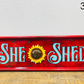 She Shed Sunflower Sign 11.5" x 35"
