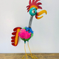 Bird Colorful 42" Metal Art