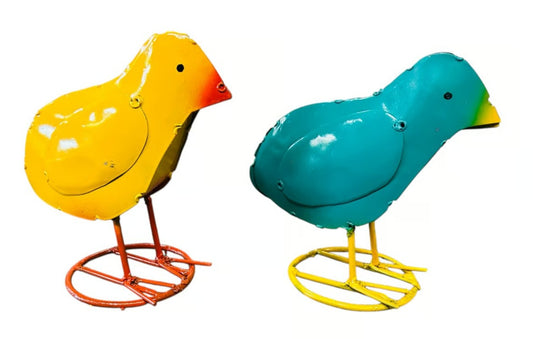 Chickens Chicks MINI Metal Art