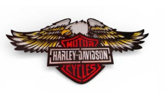 Harley Eagle Motorcycle Sign