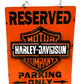 Harley Davidson Reserved Motorcycle Sign