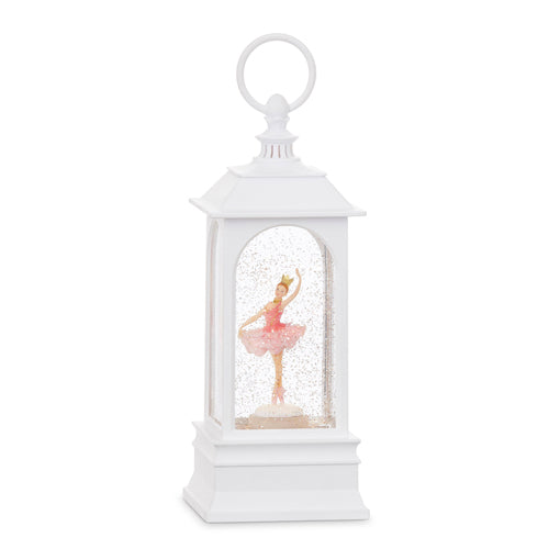 A R515 DANCING BALLERINA ANIMATED MUSICAL LIGHTED WATER LANTERN