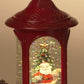 A G880 SHORT Santa Lighted Holiday Spinning Water Globe