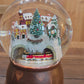 A R970 6.5" House and Train MUSICAL Globe