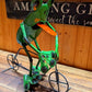 Frog on Bike Metal Art